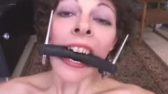 Tied Up And Clamped Sybian Orgasm